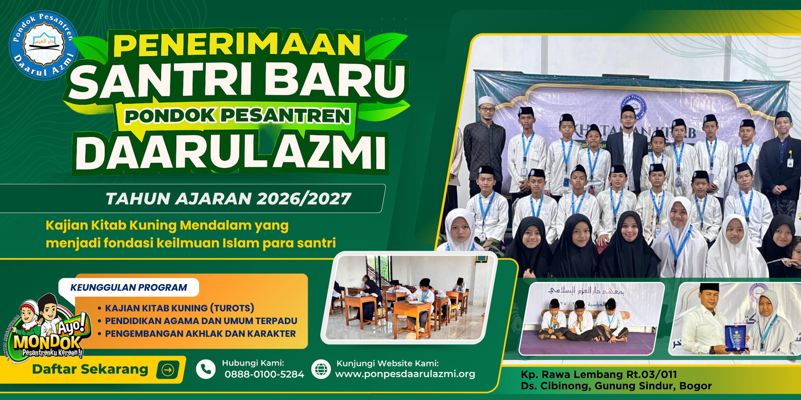 Kegiatan Pondok Pesantren Daarul Azmi
